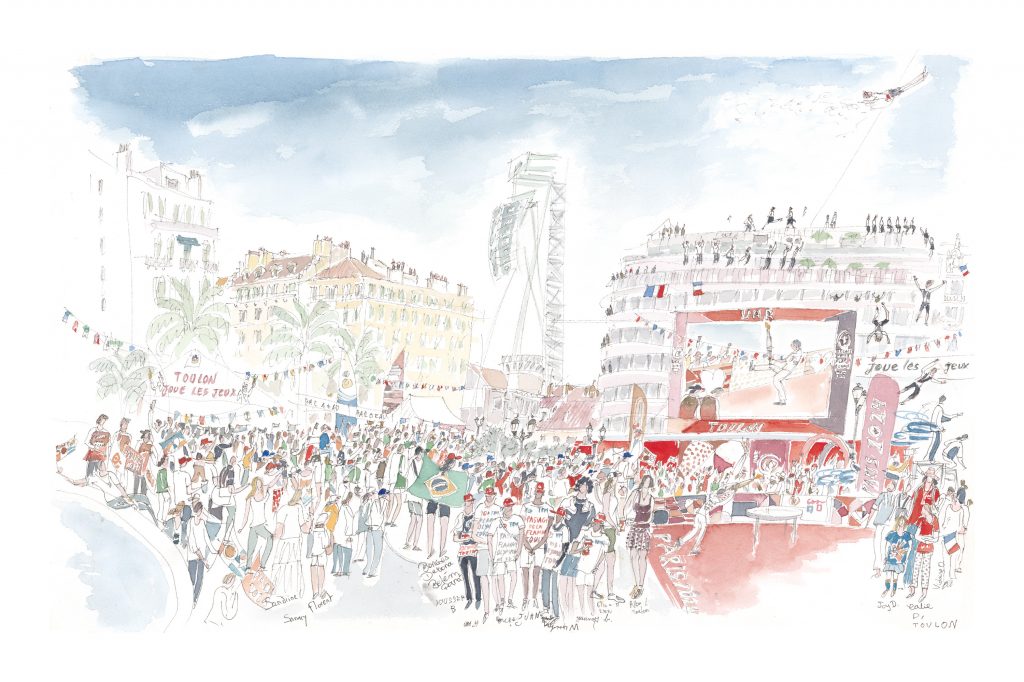 Toulon relais de la flamme — Torch relay Toulon 11.05.2024