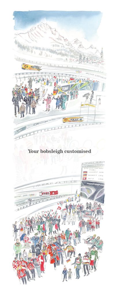 Bobsleigh four men final customised