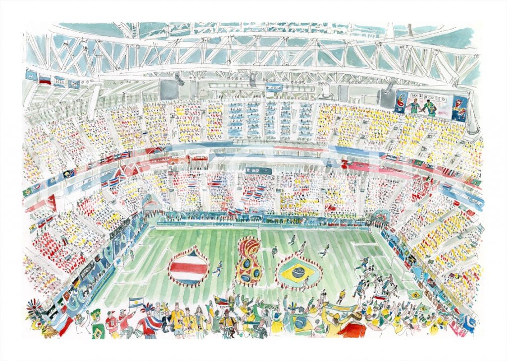 Any flags possible. Stadium Saint-Petersburg