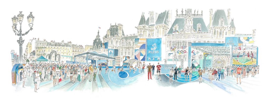 Terrasse des jeux Hotel de Ville