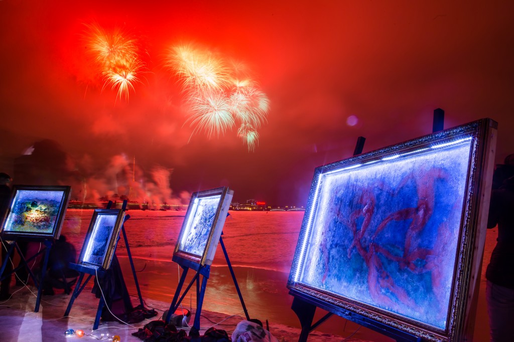 Ermitage ice paintings