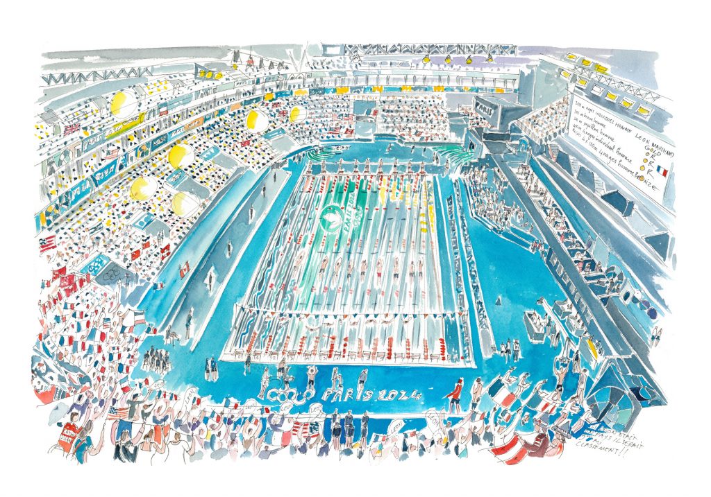 Swimming Leon Marchand