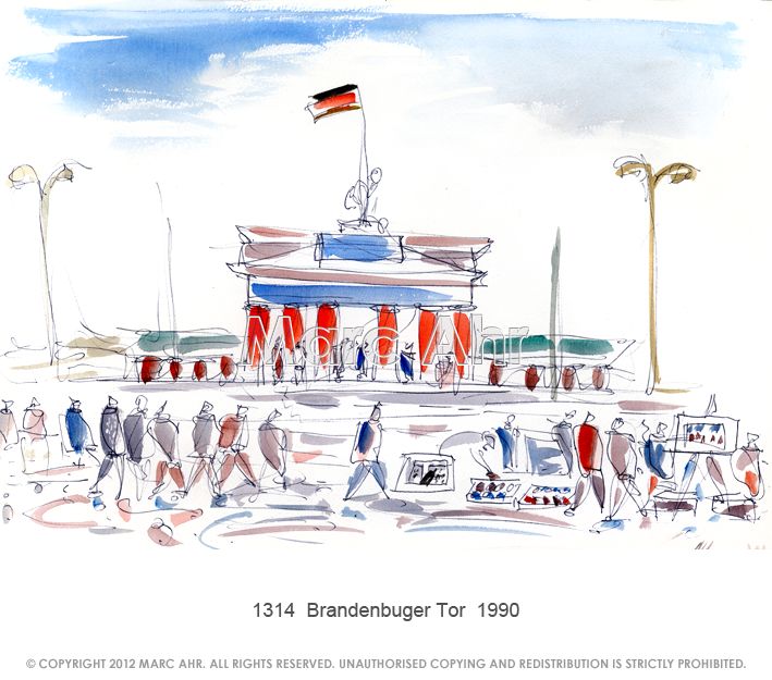 1314  Brandenbuger Tor  1990