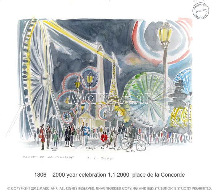 1306    2000 Year Celebration 1.1 2000  Place De La Concorde