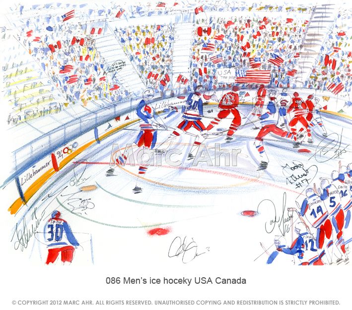 086 Men S Ice Hoceky Usa Canada