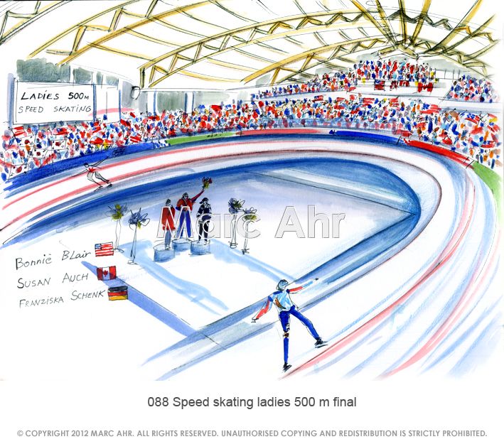 088 Speed Skating Ladies 500 M Final