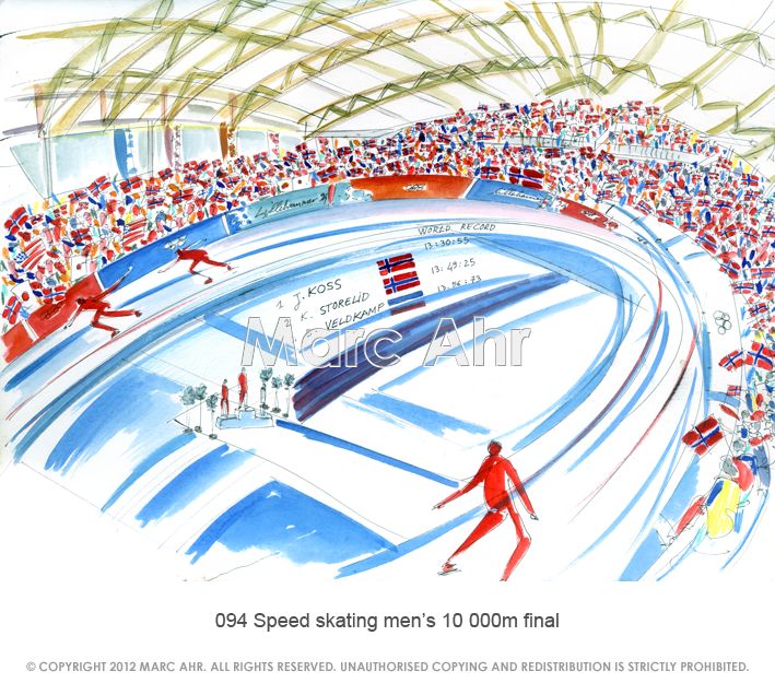 094 Speed Skating Men S 10 000m Final