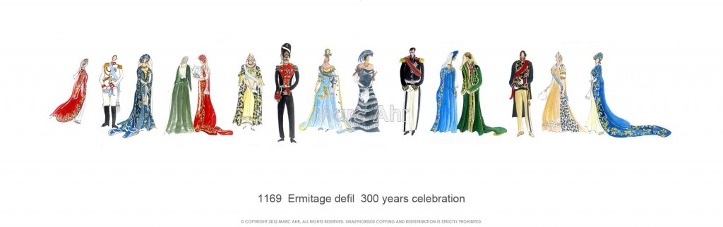 1169  Ermitage Defil  300 Years Celebration