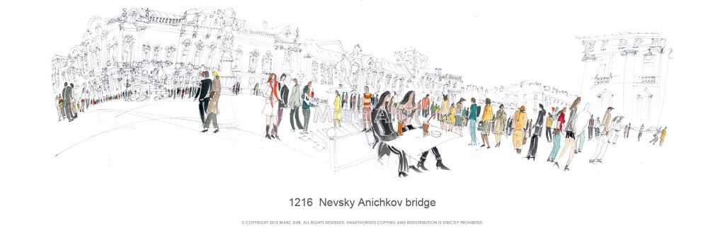 1216  Nevsky Anichkov Bridge