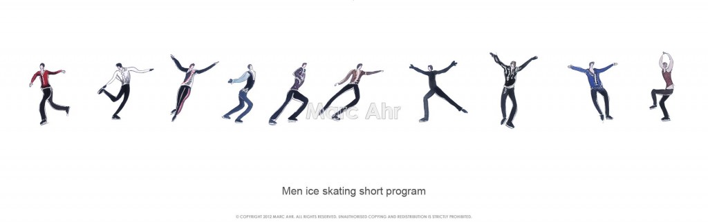 Men Ice Skating Short Program