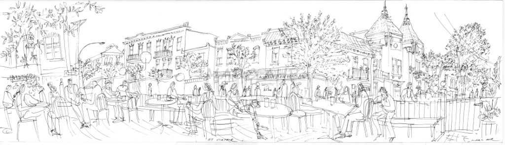 Rue St Viateur. Montreal